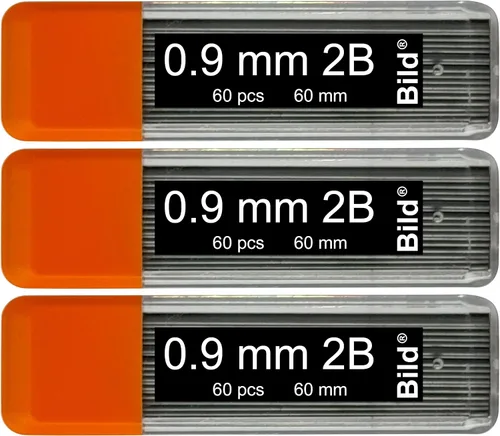 Vista 16 de Bild Premium 1250 recargas de mina de 0.3 mm HB para lápiz mecánico (HB Mega, 0.3 mm)