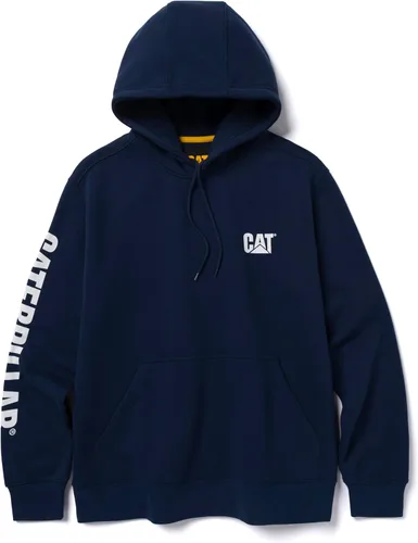 Vista 9 de CAT Workwear Sudadera con Capucha Caterpillar Trademark Banner para Hombre Negro