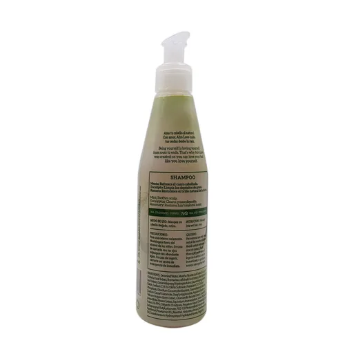 Vista 2 de Afro Love Champú 16oz – Champú sin sulfato, hidratante y definidor de rizos para cabello natural, rizado y rizado – Fórmula hidratante con coco