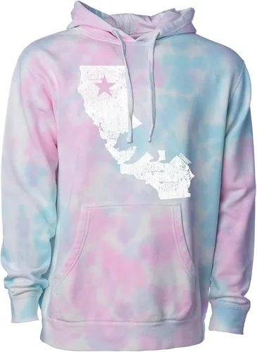 Vista 9 de Tcombo California State Map - Sudadera con capucha unisex Cali Bear