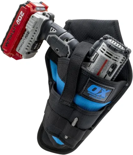 Vista 2 de OX Tools Pro Dynamic Nylon Tool Belt Accessories – UV & Water Resistant Holders and Pouches for Drill, Hammer, Knife, Tape Measure & Phone