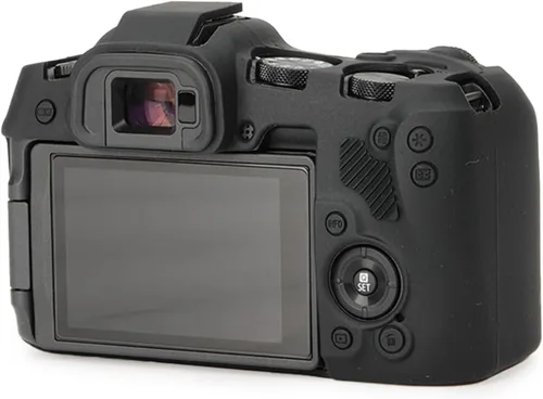Vista 3 de Rieibi Funda protectora de silicona suave para cámara Canon EOS R8 EOSR8, funda ligera para cámara EOS R8, color negro