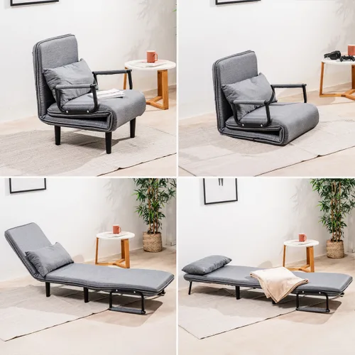 Vista 9 de Sofá Cama Convertible Individual 4 en 1 Softfa InnovaGoods