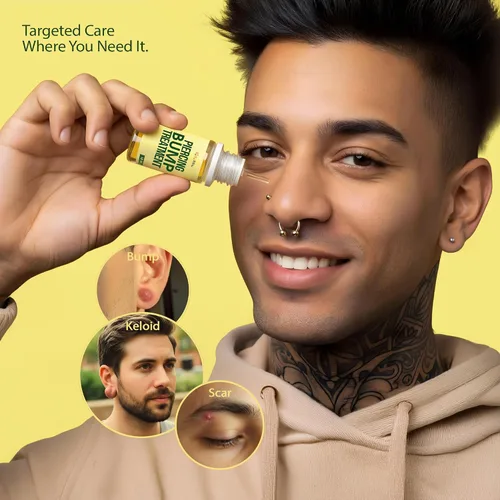 Vista 7 de BodyJ4You Eliminación de Protuberancias de Queloides de Piercing - Tratamiento Natural con Aceite para Protuberancias de Piercing - Limpiador