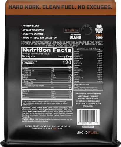 Vista 7 de Jocko Fuel Paquete de 2 – Jocko Greens Powder + Chocolate Mölk Protein Powder