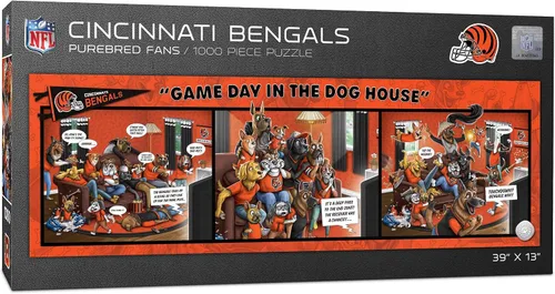 Vista 17 de YouTheFan NFL Game Day in The Dog House - Rompecabezas de 1000 piezas