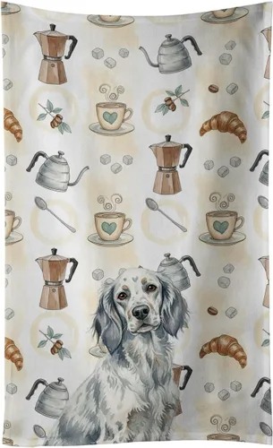 Vista 107 de Caroline's Treasures Afghan Hound - Toalla de cocina para barra de café, terciopelo frontal y lazo de algodón, lavable a máquina Sabueso afgano