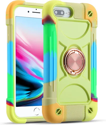 Vista 46 de MARKILL Compatible con iPhone Se3/iPhone Se2, Funda para iPhone 6/6S, Funda para iPhone 7/iPhone 8 de 4.7 Pulgadas con Soporte Anular, Funda