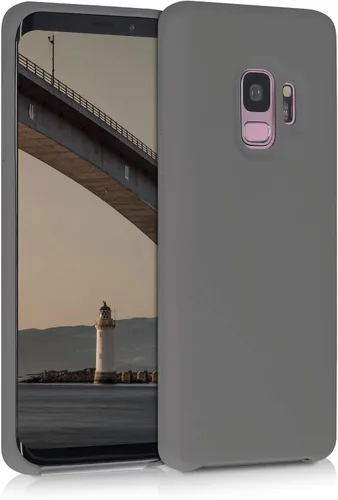 Vista 102 de kwmobile Funda compatible con Samsung Galaxy S9 - Funda de silicona TPU con acabado suave - Blue Reef