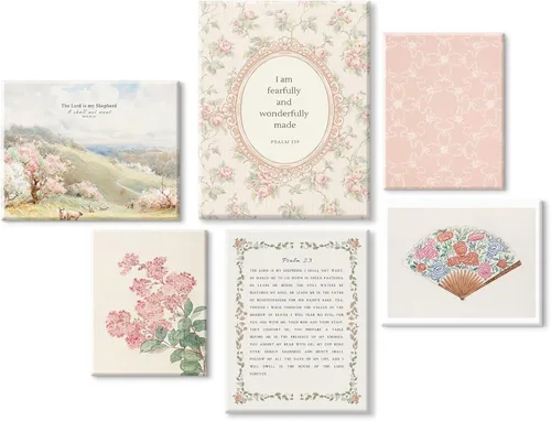 Vista 17 de Arte de pared para guardería, lienzo de animales del bosque, decoración de pared, imágenes de la habitación del bebé, impresiones de animales