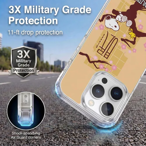Vista 152 de Carcasa de gel para iPhone 7 Plus/iPhone 8 Plus, diseño de Snoopy Oriental de Peanuts, Badges