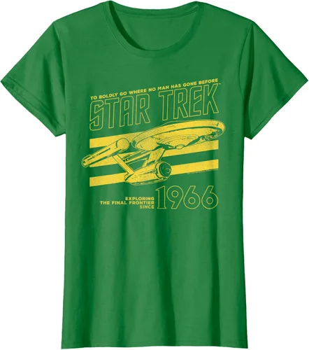 Vista 27 de Star Trek: The Original Series Enterprise '66 Collegiate Camiseta Negro