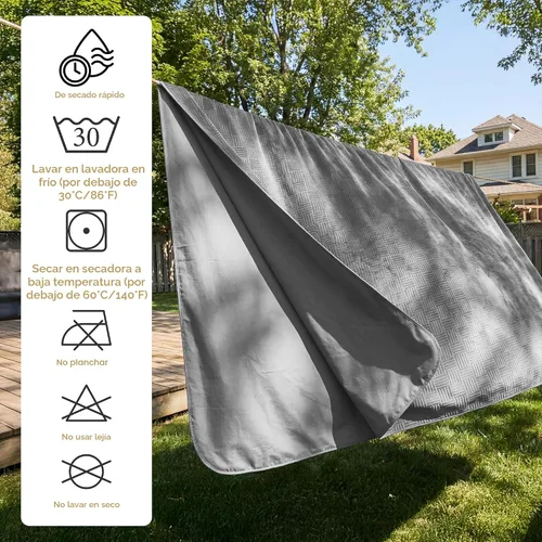 Vista 6 de Bedsure Funda de cama impermeable lavable para perros, manta impermeable para sofá y cama individual, protector ligero de muebles para mascotas