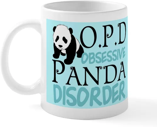 Vista 56 de CafePress Turtle And Panda - Taza de café de cerámica de 11 oz (11.0 fl oz)