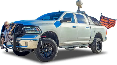 Vista 3 de Protección de parachoques modular Black Horse Grille Compatible con 09-10 Dodge Ram 1500 11-18 Ram 1500 19-24 Ram 1500 Classic