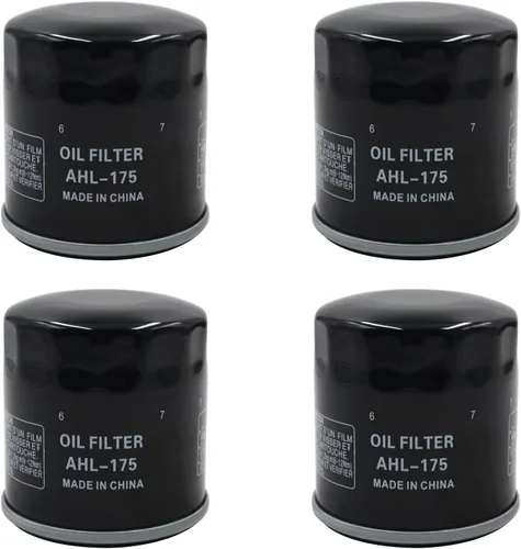 Vista 8 de AHL Filtro de aceite para motocicletas Indian & Harley-Davidson, fibras sintéticas y acero, estilo clásico y vintage, 1 paquete, M16 x 1.5, ajuste