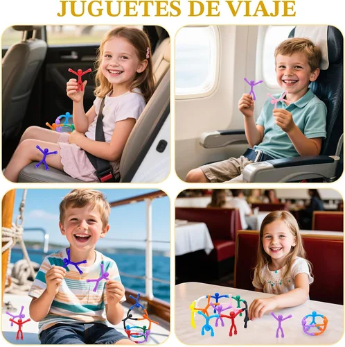 Vista 5 de 10 piezas de juguetes magnéticos de viaje, imanes para hombres y niños, lindos imanes magnéticos de personas, avión, coche, esencial para viajar