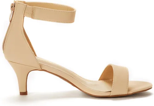 Vista 3 de Dream Pars - Sandalias Fiona para mujer, de tacón de aguja, abiertas y a la moda