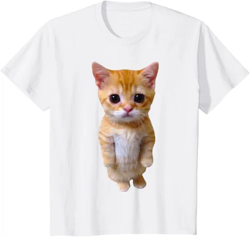Vista 25 de El Gato Meme Sad Crying Cat Munchkin Kitty Meme Camiseta de moda Small Negro