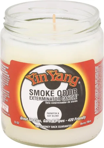 Vista 14 de Smoke Odor Exterminator - Vela en tarro de 13 oz, Trippy Hippie Hippie Trippy