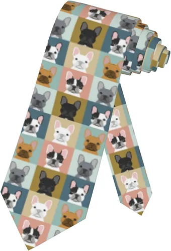 Vista 2 de Men's Novelty Necktie Funny Animal Skinny Ties Gifts for Men Teen Boys, Fashion Christmas Party Neck Tie Accessories