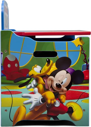 Vista 6 de Delta Children Caja de juguetes de lujo, Mickey Mouse de Disney Disney Mickey Mouse