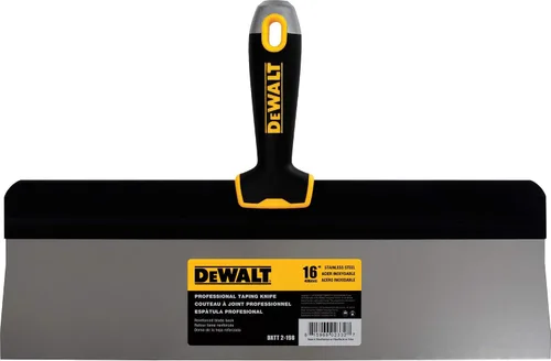 Vista 4 de DEWALT Cuchillo de espátula de 8" Big Back Acero inoxidable con mango de agarre suave DXTT-2-190