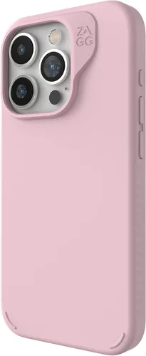 Vista 4 de [Usado] ZAGG Manhattan Snap - Funda para iPhone 15 Pro, funda de silicona de alta calidad, material de grafeno duradero, superficie lisa con un Negro
