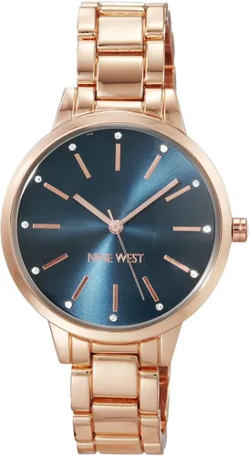 Vista 6 de Nine West Reloj de pulsera con detalles de cristal para mujer