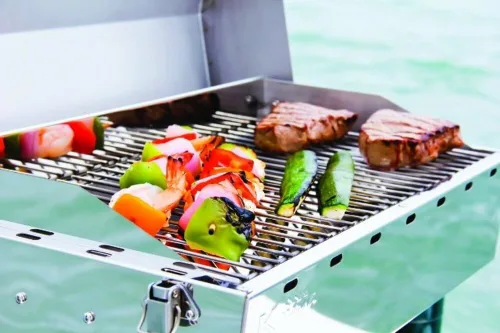 Vista 4 de Kuuma Stow and Go 160 Asador a gas propano.