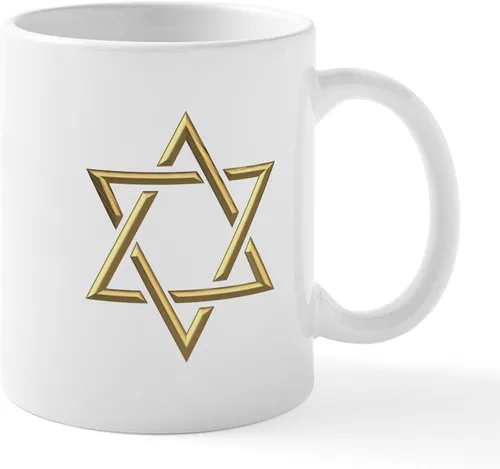 Vista 14 de CafePress STAR OF DAVID - Taza de café de cerámica (11.0 fl oz)