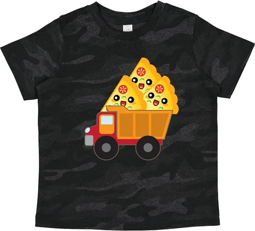 Vista 6 de inktastic Pizza Lover Food Truck Camiseta divertida para niños pequeños