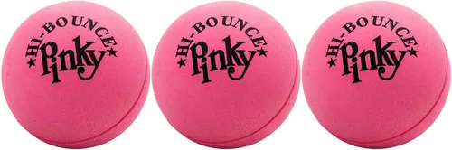 Vista 18 de Hi-Bounce Pinky Ball (paquete de 6) por JA-RU. Pelotas hinchables de goma para niños y adultos. Pelota de rebote rosa pequeña. Recuerdos de fiesta