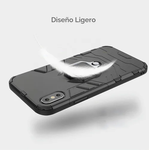 Vista 6 de Funda para Xiaomi Redmi Note 10 5G (no Note 10 4G) con protector de pantalla de vidrio templado híbrido resistente Armadura protectora con soporte