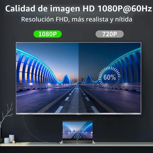 Vista 5 de Twozoh Cable micro HDMI a VGA de 3.3 pies, chapado en oro y trenzado Micro HDMI VGA (hombre a macho) compatible con 1080P 720p compatible