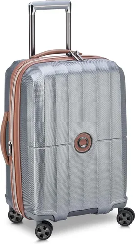 Vista 3 de DELSEY PARIS Carrousel Hardside - Equipaje expandible con ruedas giratorias, platino, juego de 2 piezas (2128)