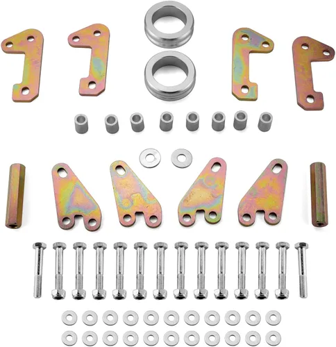 Vista 6 de WeiSen Kit de elevación completa de 3 pulgadas, espaciador de soporte de elevación de suspensión delantera y trasera compatible con Polaris Ranger