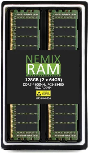 Vista 28 de NEMIX RAM Kit de memoria de servidor registrado DDR5 4800MHZ PC5-38400 1Rx4 1.1V CL40 288-PIN ECC RDIMM compatible con ASUS 2U4N Servidor