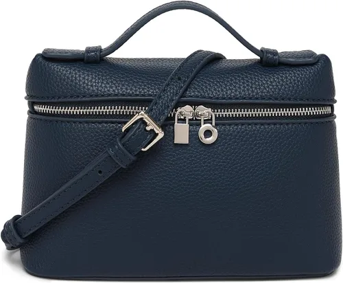 Vista 12 de Afashor Bolsos con asa superior de moda para mujer, bolso de hombro de cuero suave