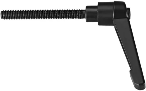 Vista 2 de uxcell Mango M6 x 1.575 in Palanca de sujeción ajustable Rosca Botón de trinquete macho roscado Perillas de tornillo de liberación rápida Pernos