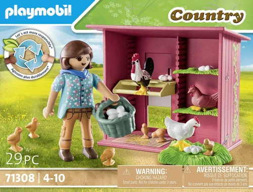 Vista 4 de Playmobil Casa de gallina