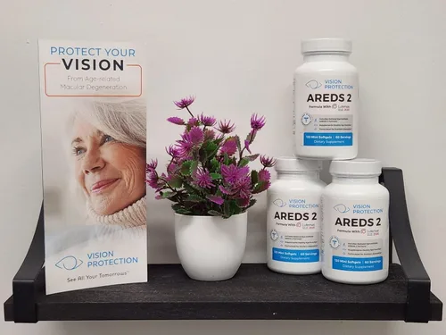 Vista 7 de VISION PROTECTION AREDS 2 Suplemento de vitaminas y minerales para la salud ocular, fórmula de estudio AREDS 2 del Instituto Natural del Ojo AREDS 2
