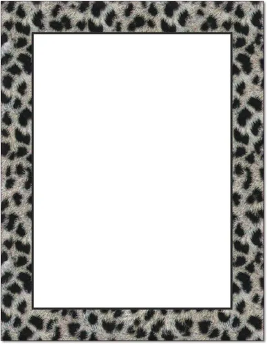 Vista 2 de Animal Skins - Papel para impresora láser y de inyección de tinta con membrete (25 hojas, guepardo)