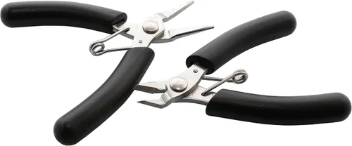 Vista 6 de Syba kit de herramientas para pasatiempos en una funda plegable., Negro