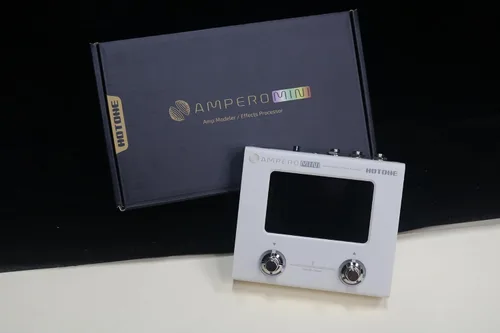Vista 3 de HOTONE Ampero Mini MP50VN - Procesador de efectos múltiples para guitarra con pantalla táctil, modelado de gabinetes IR