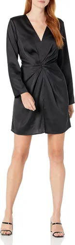 Vista 3 de The Drop Minivestido Tate Twist con cuello en V profundo para mujer