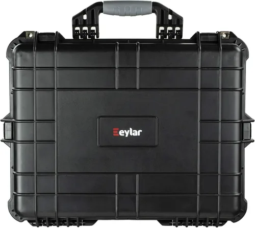 Vista 4 de Eylar Grande 20.62" Funda protectora para cámara resistente al agua y a los golpes con espuma (negro)