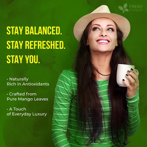 Vista 9 de FreshDrinkUS, Más de 140 hojas enteras de mango secas, 100% natural y puro de té de hojas de mango secas, sin aditivos, sin cafeína, vegano
