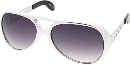 Vista 2 de zeroUV Gafas de sol grandes Elvis King Of Rock & Roll Aviator 2.480 in