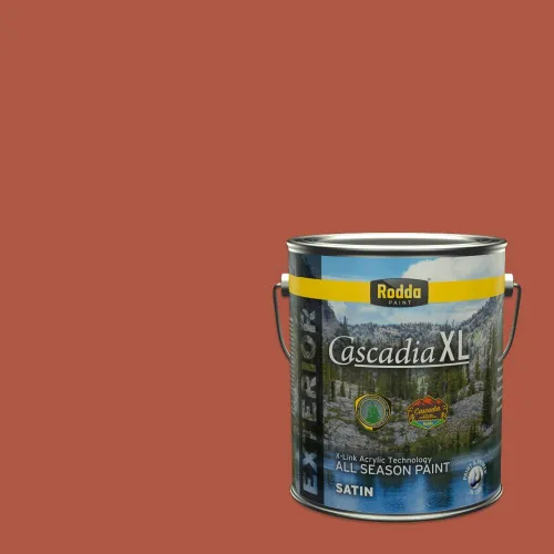 Vista 175 de Rodda Paint CASCADIA XL Pintura e imprimación satinada exterior en uno, cuarto de galón, solo ayer
